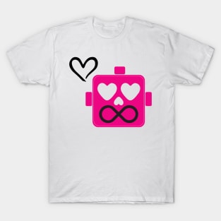 Blockhead Love Robot T-Shirt